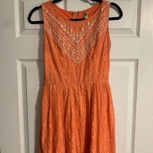 Peach Dress